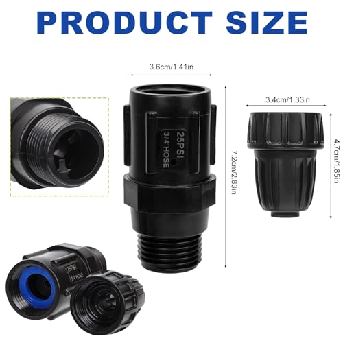 Encuentra reviews de Adaptadores galvanizados para sistemas de riego - cinco favoritos. 8 Imagen adicional
