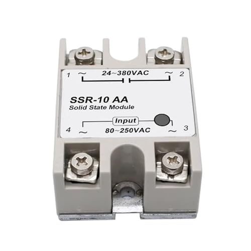 Relé de estado sólido monofásico 24-380V CA para control de temperatura 5