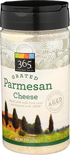 365 Everyday Value, Grated Parmesan Cheese, 8 oz