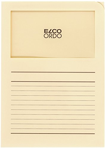 Porte-documents A4 ELCO Ordo Classico chamois clair à haute capacité