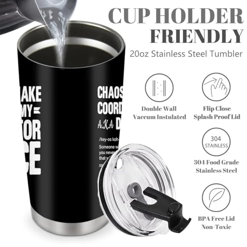 Image of Director Gifts Tumbler, 20oz Stainless Steel Travel Coffee Mug for Band, Art Theater Movie Film, Program Director, Boss Appreciation