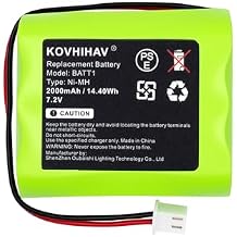 BATT2X Battery Compatible with 228844 6MR2000AAY4Z 10-000013-001 GC2 7.2v 1600mah ni mh Battery Pack