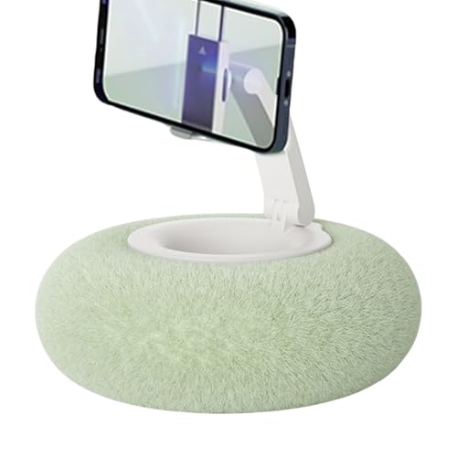 Soporte de almohada para teléfono móvil – Soporte de cama multiusos, soporte para tableta, soporte de lectura, organizador de dispositivo de mando a distancia, cómodo cojín suave | Diseño ergonómico