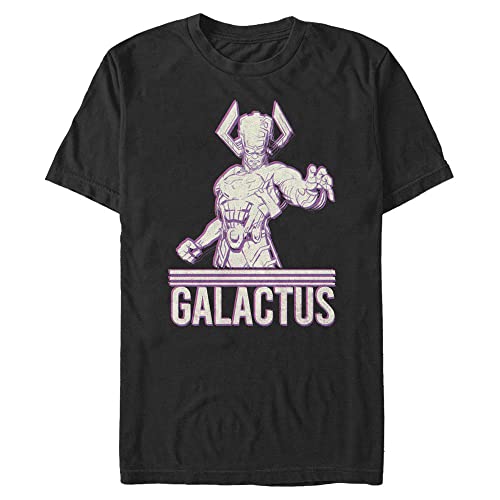 T-shirt Marvel 4XL noir ample qui s'adapte aux grandes tailles