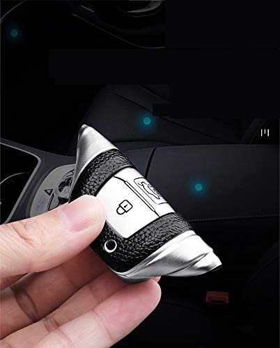 ontto Autosleutel hoes cover voor Hyundai IX20 IX30 IX35 I10 I40 Tucson Santa Fe Ioniq Kona Accent YC Sonata sleutelhoes… - Image 7