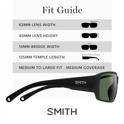 SMITH Optics Hookset Sunglasses – Polarized Performance Sports Active Sunglasses for Fishing & More – For Men & Women2