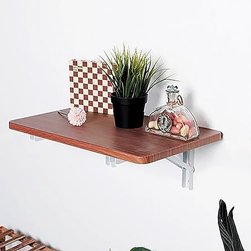 ZHANGGL Mesa Plegable de Pared, Escritorio Flotante para portátil, Mesa de Trabajo Plegable, Mesa abatible, Escritorio de Pared, Mesa para PC, Mesa de Comedor con Soportes para