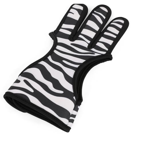 PYMUST 3-Finger Archery Gloves Shooting Guard for Youth, Adults & Beginners, Specialized Protective Gear for Recurve/Compound Bow Hunting and Target Practice (Camouflage2,XL)