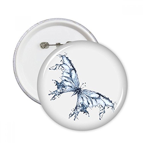 Papillon bleu cerf-volant pins badge idée cadeau décoration vêtement