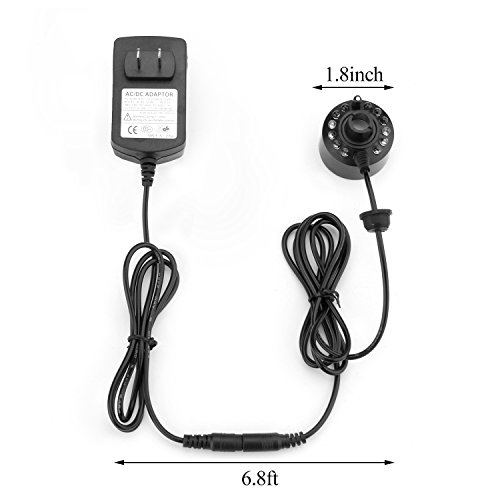 Agptek HS0005-MB1 Mist Maker Fogger Water Fountain Pond Fog Machine Atomizer Air Humidifier With 12 Led Light Color Change thumb #2