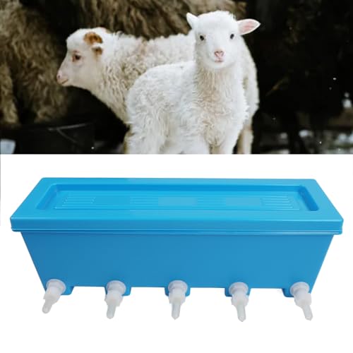 Sorandy Alimentador de bebida de cordeiro de silicone, alimentador de criação de gado de fazenda, ma