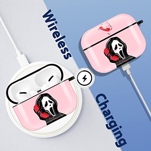 Ulirath Ghost For Airpod Pro 2019 /Pro 2 Case 2022 Skull Funny Fun Design Cases Scary Cute For Airpods Air Pods Pro 2Nd Theme Skeleton Cover Cases Skin For Boys Girls Kids #TOP3