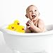 Rubber Duck No Hole, Kalafona Mold Free Rubber Duckies Without Hole, Waterproof Baby Bath Toy for Kids,Bath & Pool Play, Birthday Party Favor in Bulk