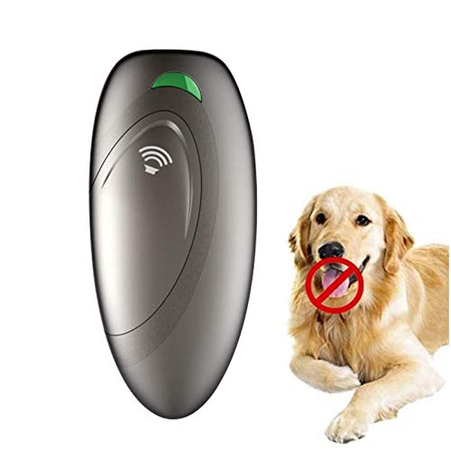 Ultrasonic barking control, Dog bark control, Bark trainer, Anti barking device, Handheld ultrasonic dog bark deterrent with Wrist Strap,No bark devices,Barking dog deterrent,Bark controller (Black)