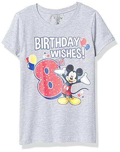T-shirt Mickey Disney pour fille de 8 ans en taille M coloris gris chiné