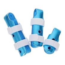 Finger Fixation Splints 3pcs s/m/l Lightweight Portable Finger Stabilizers for Fracture Support and Straightening for Thumb and Pinky Protection