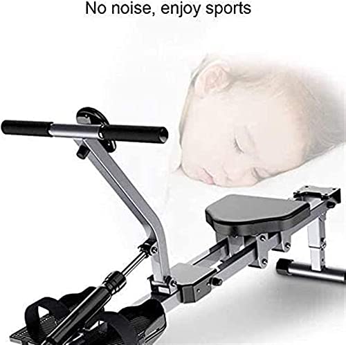 Image of Fitness Equipment Equipment Home Gym Rowing Machine Household Aerobic Rowing Machine Foldable Adjustable Resistance Fitness Equipment Metal Rowing Machin Mult