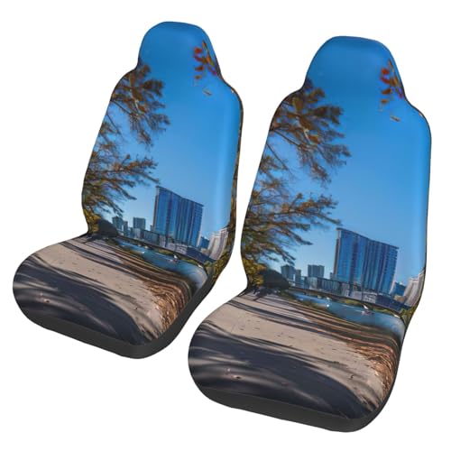 Housses de siège auto Austin Texas lot de 2 protections universelles pour voiture et SUV