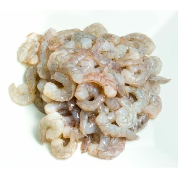 Raw Shrimp Peeled & Deveined Tail Off – Fresh Frozen Shrimp – High Protein Seafood – Tail-off design saves time and is perfect for cooking, mixing, and recipes , 21/25 count per pound, ideal medium-large size for versatile dishes , Perfect for Grilling, Frying & Cooking [ 32 oz , 2 lb ]