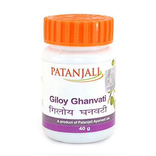 Pack of 5 pcs. Giloy Ghan Vati 40gm Patanjali Ramdev Best New Buy