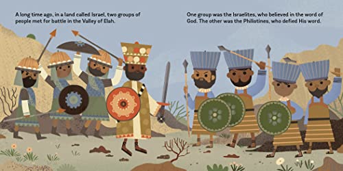 The Story of David and Goliath: A Parable of Courage and Faith (Little Bible Stories) - Image 2