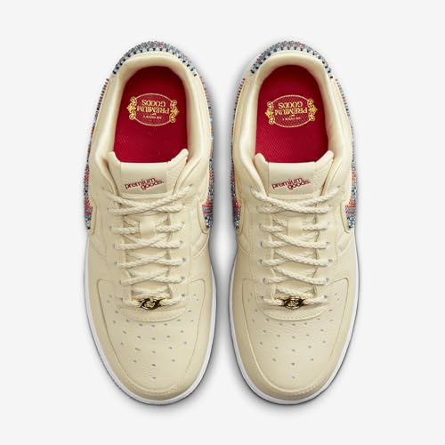 Nike Air Force 1 Low x Premium Goods Women's Shoes (DV2957-200, Flat Opal/White/Multi-Color) Size 124