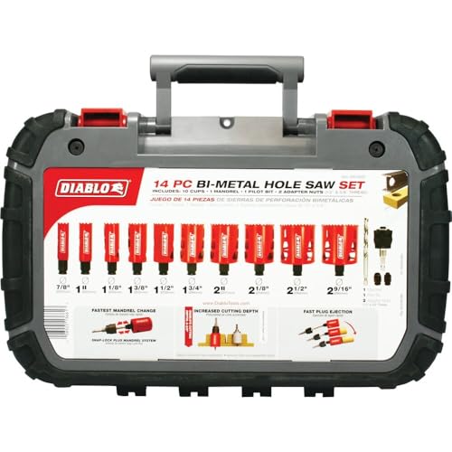 Diablo Bi-Metal Hole Saw Set