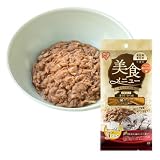 アイリスオーヤマ 美食メニュー 猫 ウェットフード パウチ 【まぐろ・かつお ささみ入り】 60g×3P 発色剤・着色料不使用、低カロリー 消臭成分(緑茶エキス)配合 キャットフード ウェット ゼリータイプ 心臓サポート タウリン糖配合