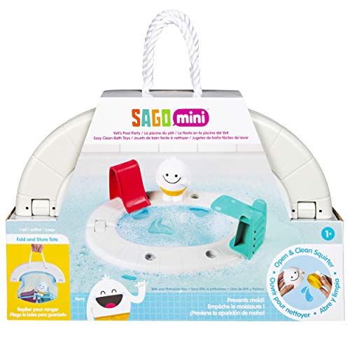 Sago Mini , Yeti’S Pool Party, BPA-Free Easy-Clean Bathtub Playset, for Ages 1 & Up, Multicolor