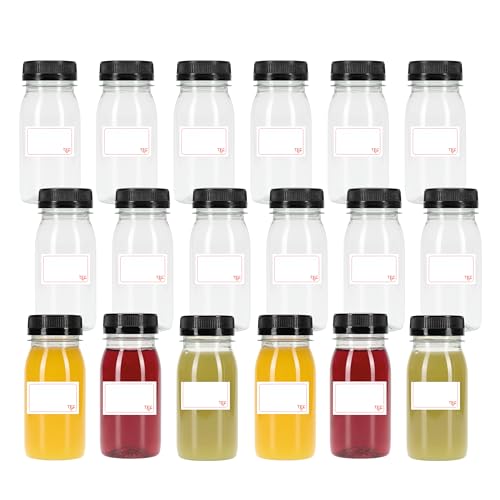 Botellas de chupito de 120 ml con tapas para conservar jugos sin goteos 2