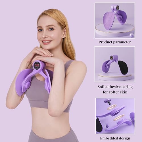 Image of PRANIJ Hip Pelvic Trainer for Men, Women | Thigh Master & Inner Thigh Exerciser | Postpartum Pelvic Floor Strengthening, Leg Workout Equipment | Portable Fitness Tool for Home Gym Office (Digital)