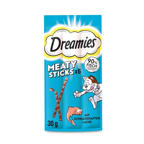 DREAMIES™ Meaty Sticks Katzensnacks Lachs 14 x 6 x 5g
