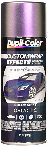 Dupli-Color ECWRC8207 Custom Wrap Effects Removable Automotive Paint Review: Galactic Spray Paint Performance