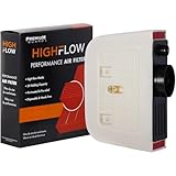 HIGHFLOW High Performance, Pre-Oiled Disposable Engine Air Filter PA99826X | Fits 2016-2019 Audi Q7