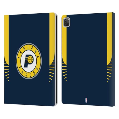 Étui iPad Pro 12.9 NBA Indiana Pacers cuir portefeuille housse protection tablette Apple