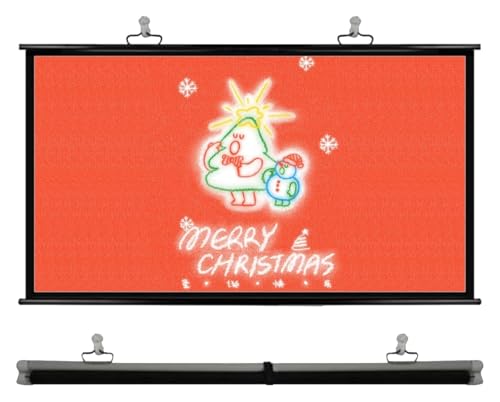 Pantalla para proyector 72 pulg 4:3 para cine en casa