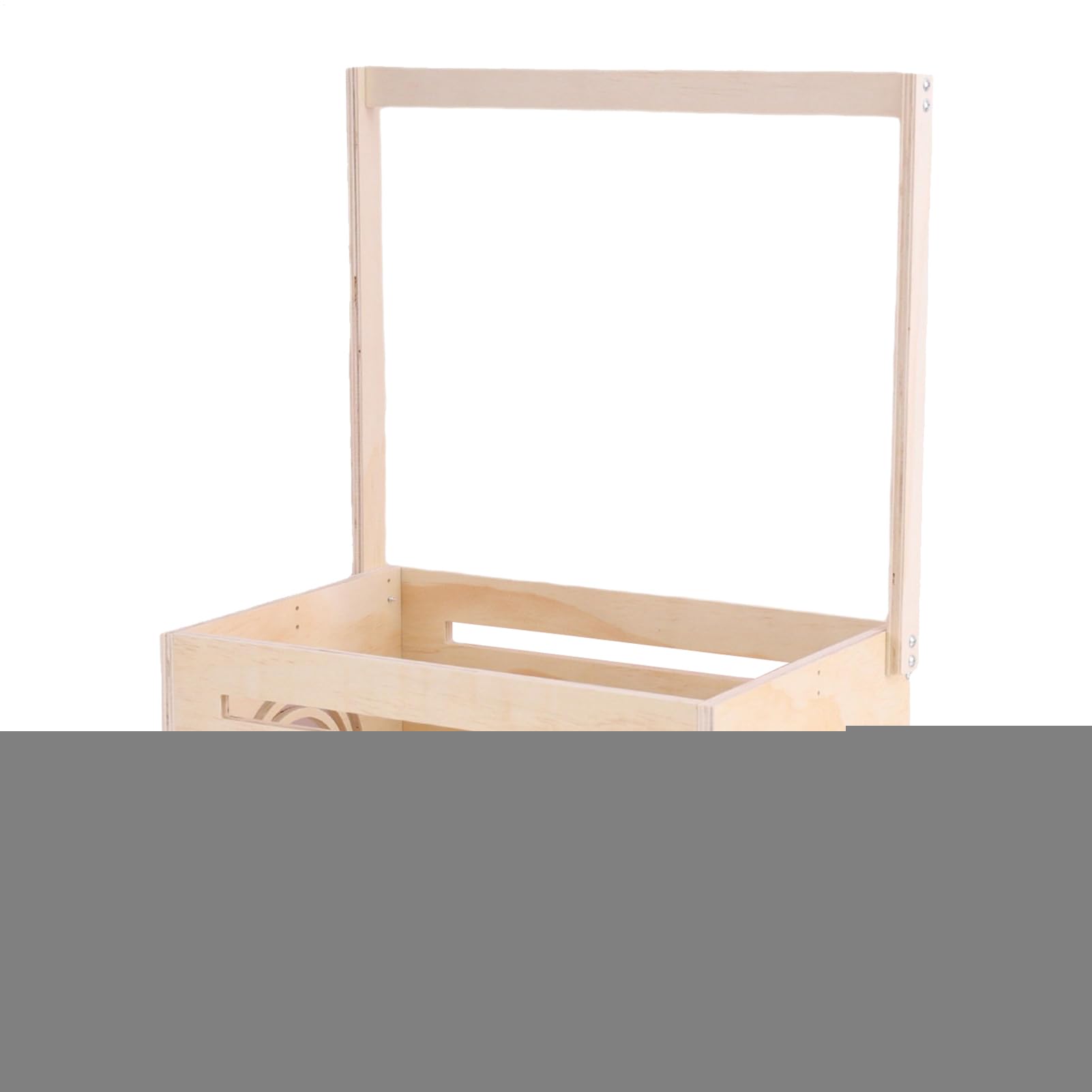 Placard en bois pour tout-petits pour une routine du matin sereine