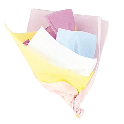 Unique Party-Paquete de 10 hojas de papel de seda, surtido colores pastel,...