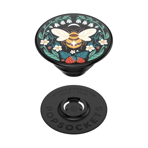 Image of PopSockets Adhesive Phone Grip, Holder, Phone Stand, Bee - Bee Boho