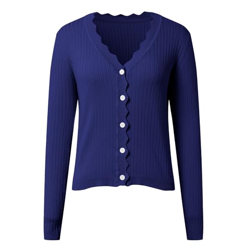 Chaqueta de punto para mujer con botones estilo tradicional 4