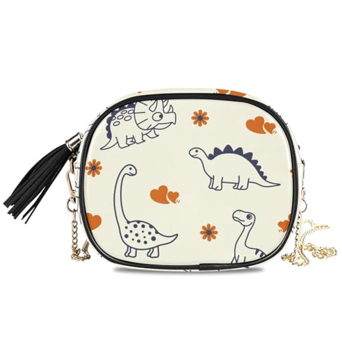 Petit sac à bandoulière motif dinosaure pour des sorties stylées en ville