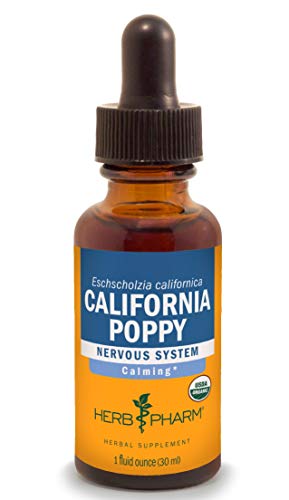 ca poppy extract - Herb Pharm Certified Organic California Poppy Liquid Extract for Calming Nervous System Support - 1 Ounce