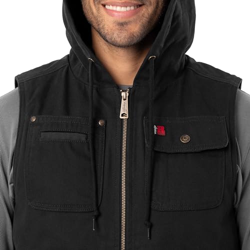 Wrangler Men's Lined Workwear Duck Vest3