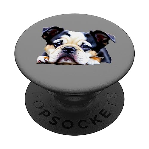 Niedlicher Welpe, Hundebild-Design PopSockets mit austauschbarem PopGrip