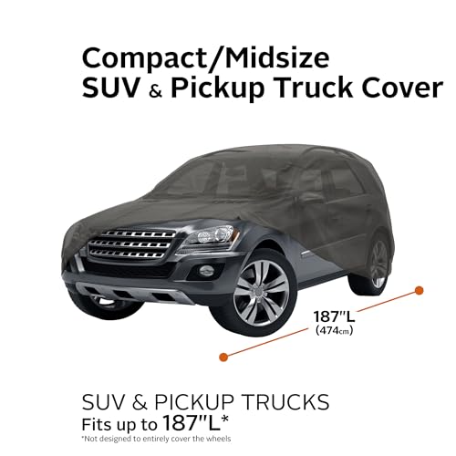Image of Classic Accessories Over Drive PolyPRO 3 Compact /Mid-Size SUV & Pickup Truck Cover, 187 inch L