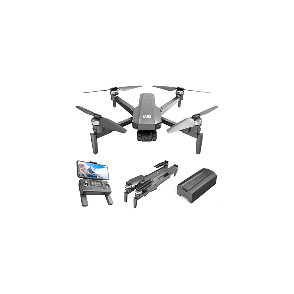 Beantech-ING-Speedbird-I63E-Drone-with-4K-UHD-Camera-with-EIS-GPS-3-Axis-Gimbal-25-mph-and-25-min-Flight-Time-Level-4-Wind-Resistance-Gray