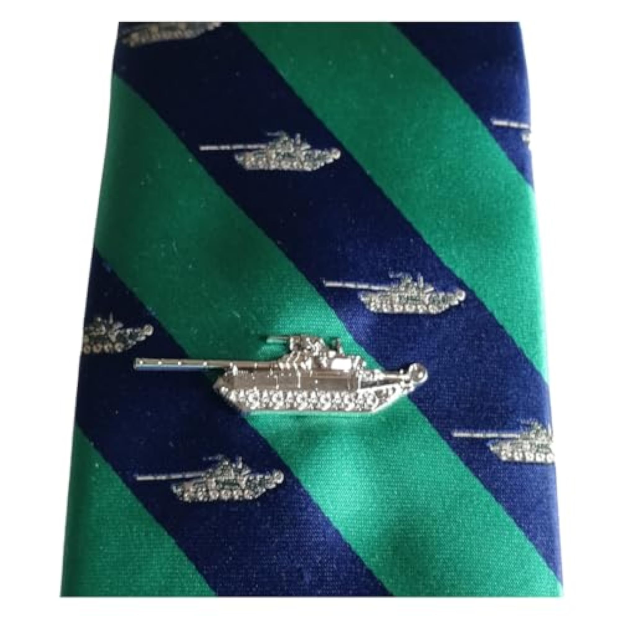 Men's T-90 Battle Tank Lapel Pin & Tie Tack, Military Design
