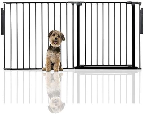 Bettacare Premium Multi Panel Flexible Pet Barrier (Upto 144cm (70cm Tall), Black)