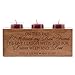 Personalized On This Day Wedding Anniversary Candle Holder for him her Custom Engraved Cherry Wood Engagement Ideas for Boyfriend or Girlfriend One 10