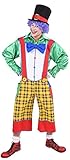  M217279-XL-XXL Herren Clown Latzhose Kasper Kostüm Coco Gr.XL-XXL